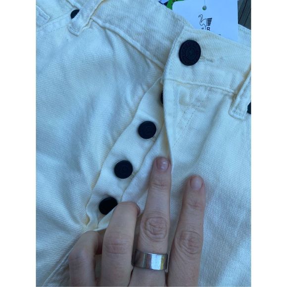 SR. vs. Sandrine Rose NWT "The Virgin Label" Snow White Pants, Size 28, MP $198 - Picture 6 of 12